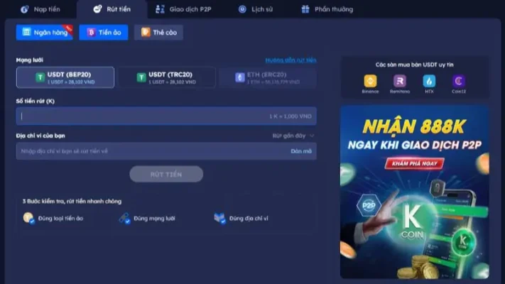 Điều kiện cần đáp ứng khi rút tiền Bayclub